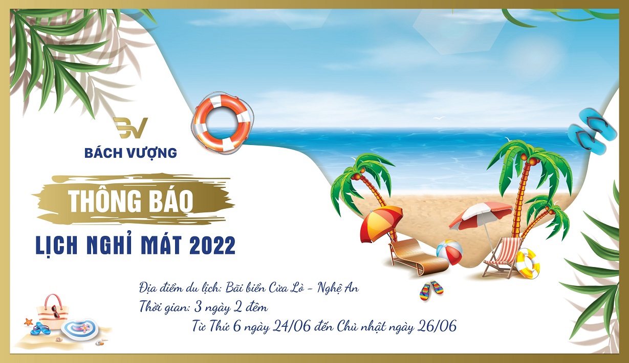 Thông báo lịch nghỉ mát 2022