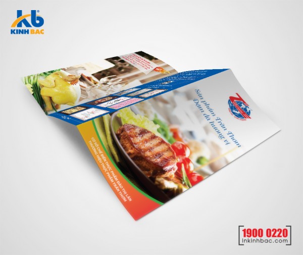 In tờ gấp A4  - Giấy C150 gsm