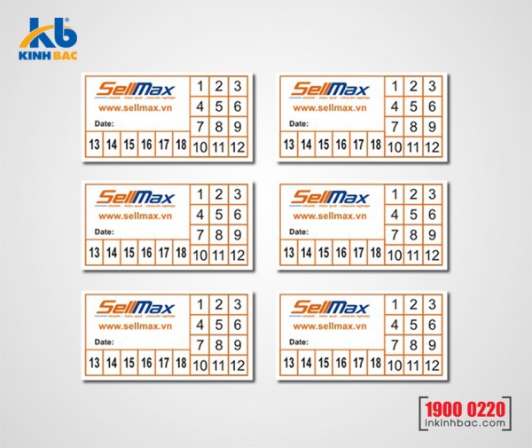 In tem bảo hành - 2*5 (cm)