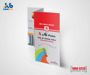 In tờ gấp A4 - Giấy C80 gsm