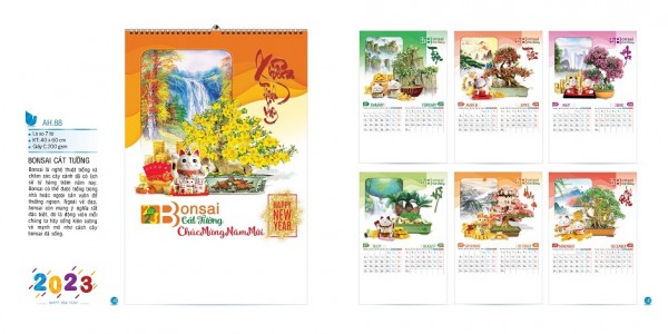 Lịch 7 tờ An Hảo _ AH88 Lịch 7 tờ An Hảo _ AH88