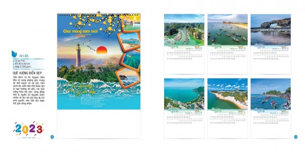 Lịch 7 tờ An Hảo _ AH85 Lịch 7 tờ An Hảo _ AH85