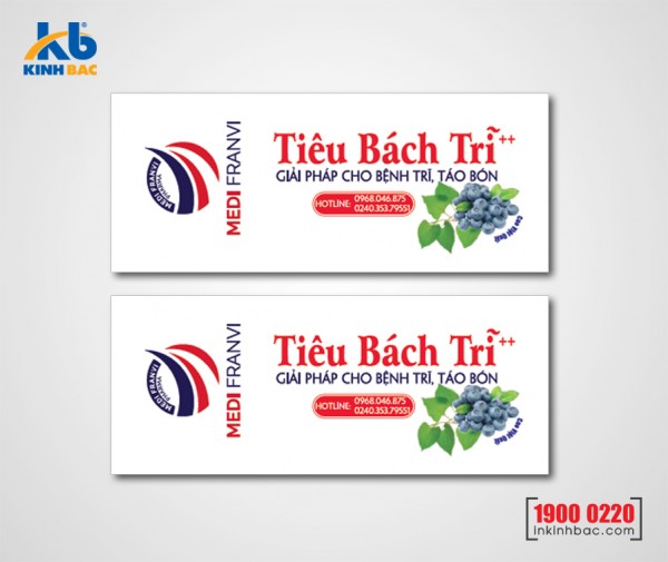 In tem decal giấy - TDG17