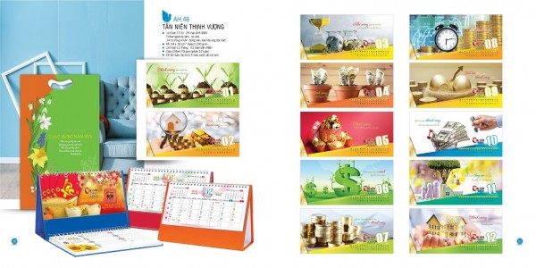 Lịch để bàn An Hảo _ AH48 Lịch để bàn An Hảo _ AH48