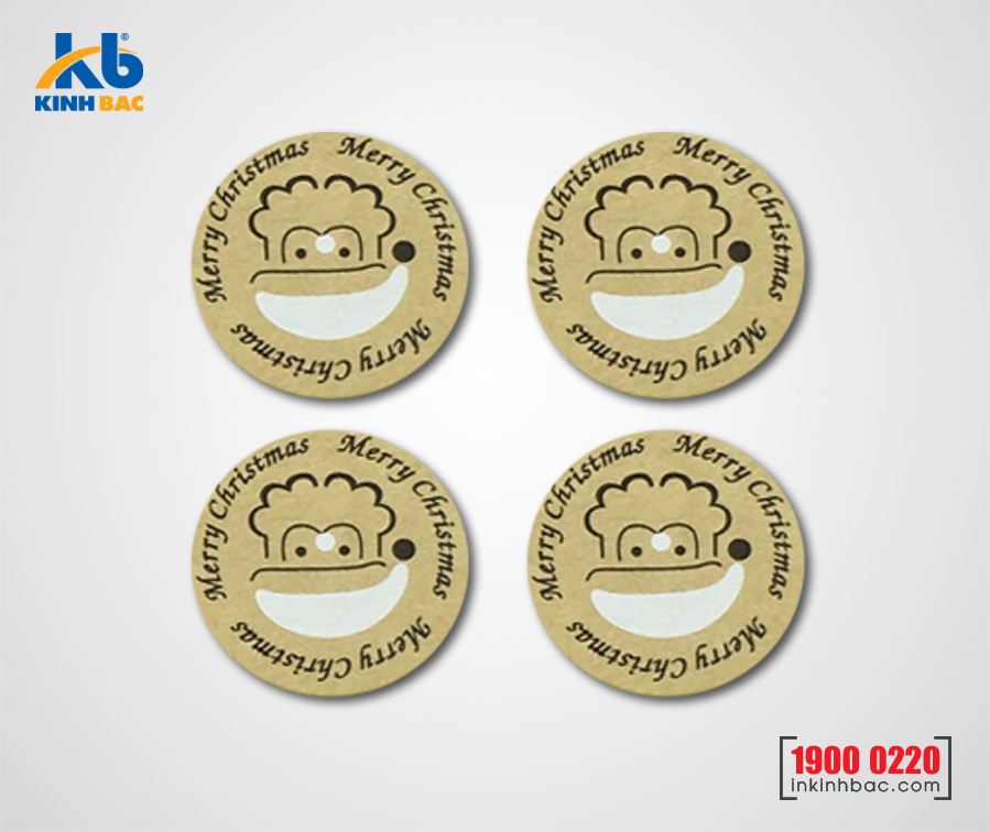 In tem Decal giấy Kraft - DGK3