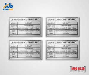In tem nhũ bạc mờ - NBM8