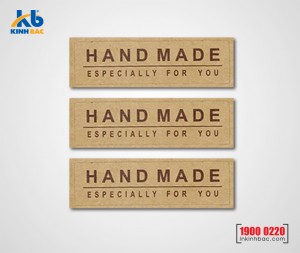 In tem Decal giấy Kraft - DGK1