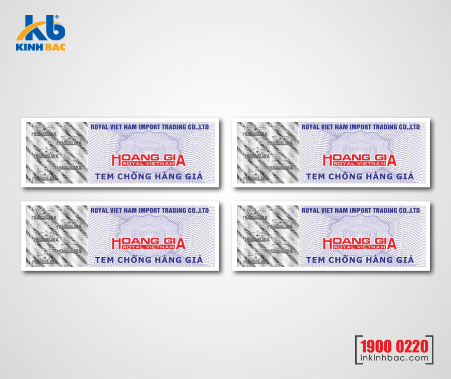 In tem chống hàng giả - TKB12