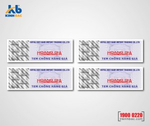 In tem chống hàng giả - TKB12