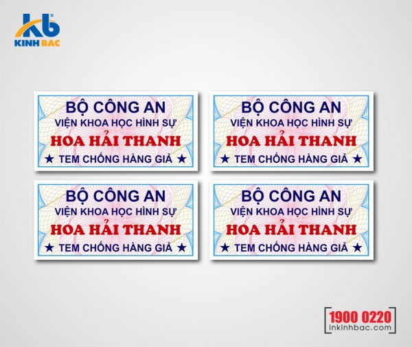 In tem chống hàng giả - TKB10