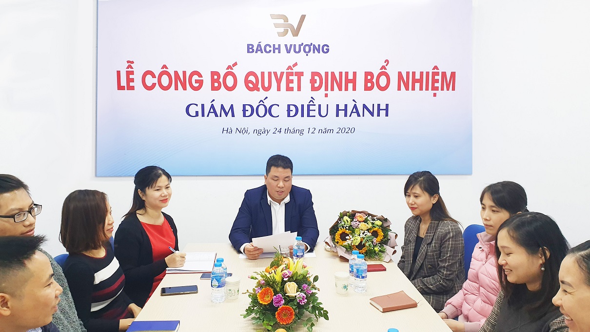 Tập đoàn Bách Vượng bổ nhiệm giám đốc điều hành (CEO)